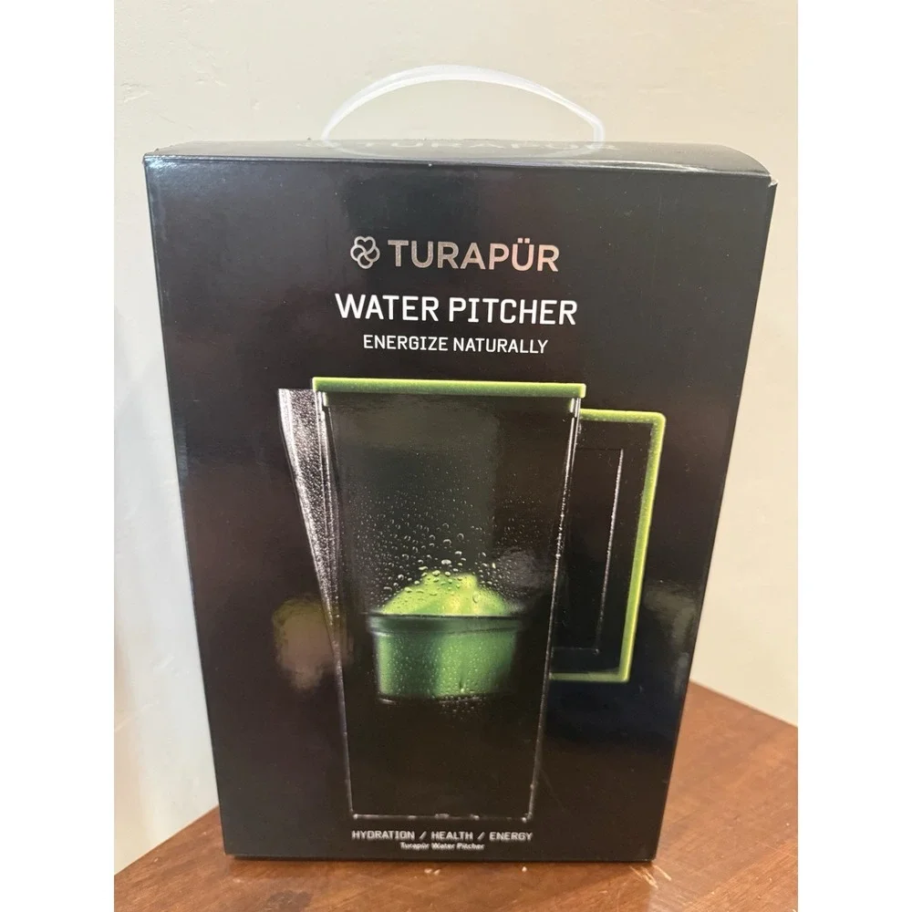 New TURAPUR Hydrogen Water Filter Pitcher Energize Naturally Hydration System